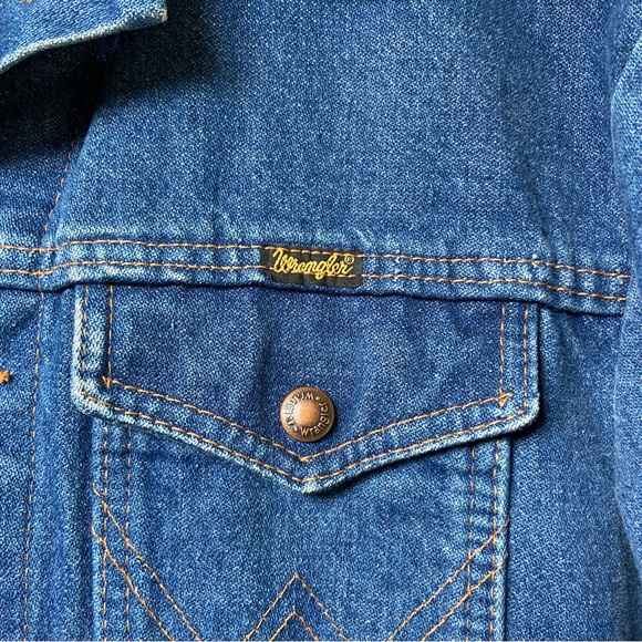 Vintage Wrangler Authentic Western Denim Jacket - Picture 7 of 8